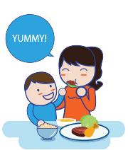 Tėvai turėtų būti gero valgymo pavyzdžiai vaikams